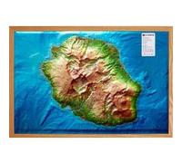 Carte en relief de la reunion 3DMAP (Auteur)