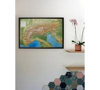 CARTE EN RELIEF DE L'ARC ALPIN: CARTE EN RELIEF DE L'ARC ALPIN