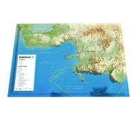 CARTE EN RELIEF DE MARSEILLE: CARTE EN RELIEF DE MARSEILLE