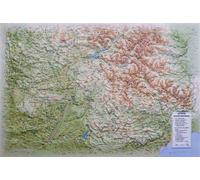 Carte en relief des alpes de haute provence - Echelle 1 : 370 000 - 3DMAP - 3dmap - Atlas / carte