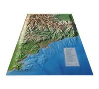 Carte en relief des alpes maritimes - Echelle 1 : 280 000 - 3DMAP - 3dmap - Atlas / carte