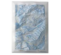 Carte en relief - Domaines Le Grand Bornand, La Clusaz - 70 x 50 x 7 cm | Dénivelés Editions