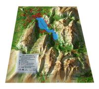 Carte en relief du lac d'annecy - 3DMAP - 3dmap - Atlas / carte