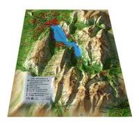 Carte en relief du lac d'annecy 3DMAP (Auteur)