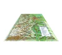 Carte en relief du parc du pilat - monts du lyonnais - 3DMAP - 3dmap - Atlas / carte