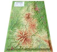 Carte en relief du parc naturel regional des volcans d'auvergne - - 3DMAP - 3dmap - Atlas / carte