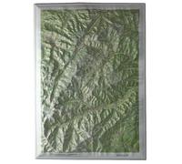 Carte en relief - Hautes Vosges, Munster - 50 x 70 x 33 cm | Dénivelés Editions