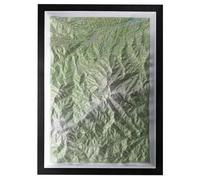Carte En Relief Massif Du Canigou | Deniveles Editions