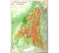 Carte en relief - Parc naturel régional du Vercors - 42 X 31 cm | Relief Editions