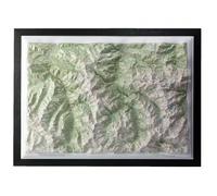 Carte En Relief Pic D Ossau - Equipement Outdoor | Deniveles Editions