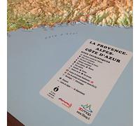 CARTE EN RELIEF RÉGION PACA