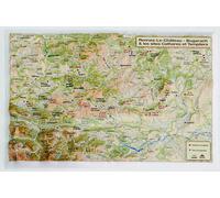 Carte en relief - Rennes-Le-Chateau Bugarach - 21 x 31 cm | Relief Editions