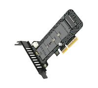 Carte enfichable PCIe - Carte Adaptateur Haute Performance 64 Gbps - Extension PC Stable pour postes de Travail - Solution de Connexion - Carte USB Interne pour la Gestion des câbles