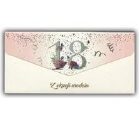 Carte enveloppe anniversaire 18 ans