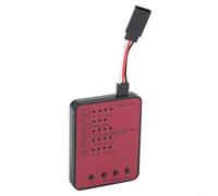 Carte ESC programmable pour contrôleurs de vitesse sans balais avec largeur de point central réglable et configuration de la force d'inversion (rouge)