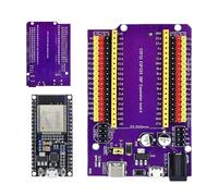 Carte ESP32, 38 broches Purple MicroController de développement ESP32S - Carte d'évasion ESP32, module sans fil WiFi, carte d'extension pour le développement 'IoT, programmation