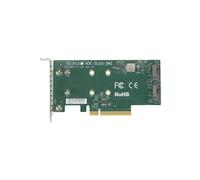 Supermicro AOC-SLG3-2M2 Carte et Adaptateur d'interfaces Interne M.2