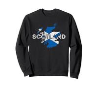 Carte et Drapeau écossais Souvenir - Écosse vieillie Sweatshirt