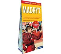 Carte et guide laminés de Madrid 2en1 guide et carte