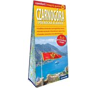 Carte et guide plastifiés du Monténégro et du nord de l'Albanie XL 2en1 : guide et carte
