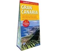 Carte et guide stratifiés de Gran Canaria 2en1 guide et carte