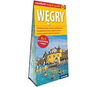 Carte et guide stratifiés de la Hongrie XL 2in1 guide et carte