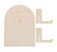 Carte Étape Garçon Fille en Bois Beige, Panneau Annonce Naissance | Design Classique et Bois , Chiffres et Lettres Interchangeables, pour Photos Garçon Fille et Annonce à L’hôpital