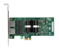 Carte Ethernet, pour 82576-T2 Gigabit Internal Computer Networking Cartes PCIe Network Card PCI E Double Port Adaptateur Network Adapter Card de Bureau 1000MBP