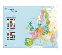 CARTE MURALE EUROPE POLITIQUE 66X84,5 cm BOUCHUT