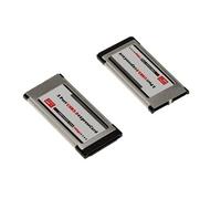 KALEA-INFORMATIQUE Carte Express Card 34mm EXPRESSCARD 34 vers USB 3.0 2 Ports USB3 SUPERSPEED 5G avec Chipset NEC D720202 - Affleurante.