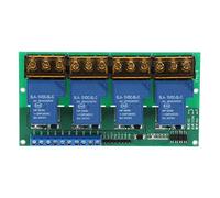 Carte Extension Relais 4 Canaux 30A DC 5V Compatible AVR pour Automatisation et Projets Électroniques