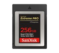 Carte mémoire SanDisk SDCFExpress 256Go Extreme Pro 1700MB/s R 1200MB/s W 4x6