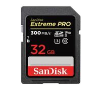 Carte mémoire SDHC SanDisk Extreme PRO UHS-II 32 Go Noir, Gris, Rouge, Jaune, Blanc E