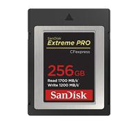 Carte Extreme SD card PRO CFexpress Type B, 256 Go, jusqu'à 1 700 Mo/s, pour tourner des vidéos en 4K RAW
