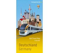 Carte ferrovière - Allemagne | Freytag & Berndt