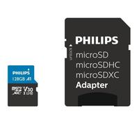 Philips Carte microSDXC 128 Go Class 10 UHS-I U3 100 Mo/s Noir