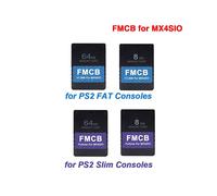 Carte FMCB 64 MB V1.966 pour Adaptateur de Carte PS2 MX4SIO SIO2SD Installé OPL pour Consoles de Jeux Playstation2, pour PS2 Slim