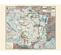 Carte - France. Agriculture Edition bilingue anglais-français - Paul Vidal De La Blache - Reliefs Editions - Coffret - Atlas / carte