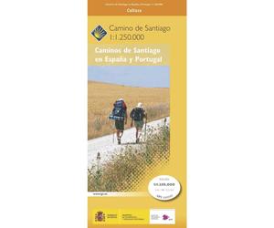 Carte générale - Caminos de Santiago en la Península Ibérica | CNIG