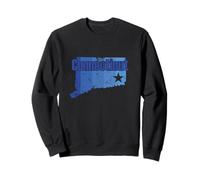 Carte générale de l'État du Connecticut, États-Unis Sweatshirt