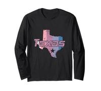 Carte générale de l'État du Texas États-Unis Amérique Manche Longue