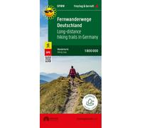 Carte générale des sentiers de longue randonnée - Allemagne | Freytag & Berndt