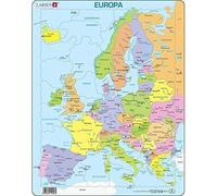 Carte géographique - LARSEN - Europe - A partir de 3 ans - Intérieur - 1 pièce