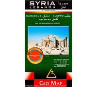 Carte géographique - Syrie & Liban | Gizi Map