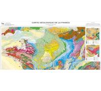 Carte Géologique De La France - À Plat - 1/1 000 000