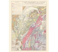 Carte géologique de la Savoie