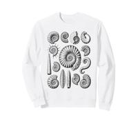 Carte géologique des spécimens fossiles d'ammonites Sweatshirt