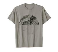 Carte géologique Vintage Diagramme Science Art Nature Lover Graphic T-Shirt