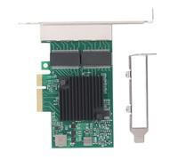 Carte Gigabit PCIe X4 avec BCM5719, adaptateur Ethernet 4 ports 1000 Mbps, avec 8 indicateurs LED pour ordinateur de bureau, poste de travail PC et serveur