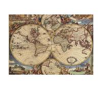 Carte Globe Histoire 1000pcs Mini Puzzle pour Adultes Difficile | 52x38cm Carton Décoration Salon Structure Durable Cadeau Anniversaire Relaxation